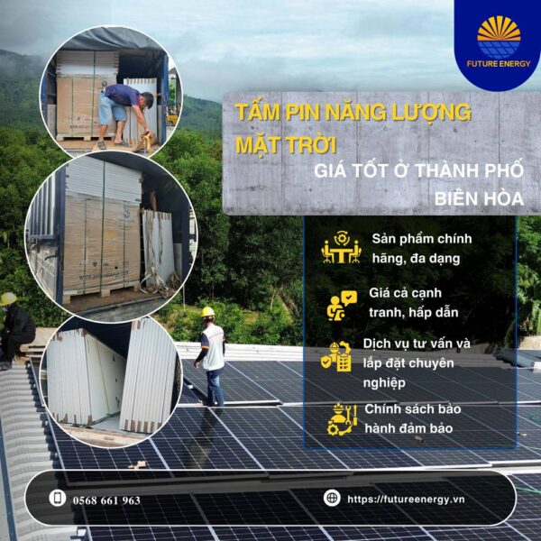Tấm pin năng lượng mặt trời giá tốt ở Thành Phố Biên Hòa Tấm pin năng lượng mặt trời giá tốt ở Thành Phố Biên Hòa