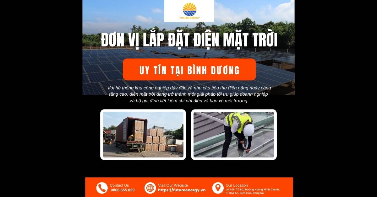 Đơn Vị Lắp Đặt Điện Mặt Trời Uy Tín Nhất Tại Bình Dương