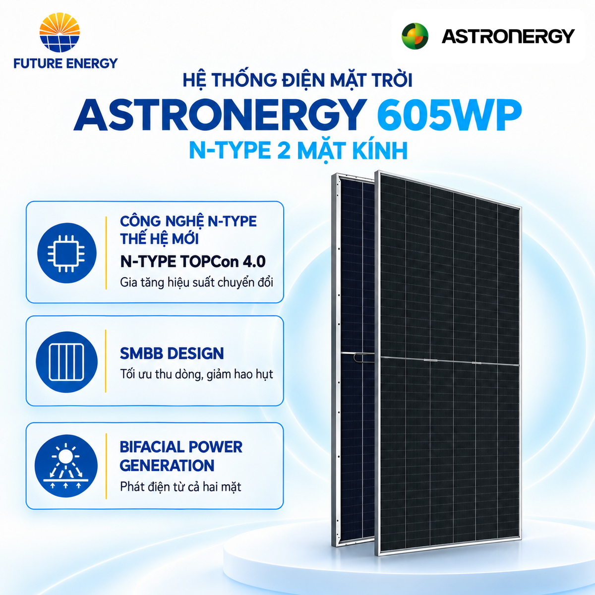 Pin Năng Lượng Mặt Trời Astronergy 605Wp N-Type 2 Mặt Kính - Ảnh 5
