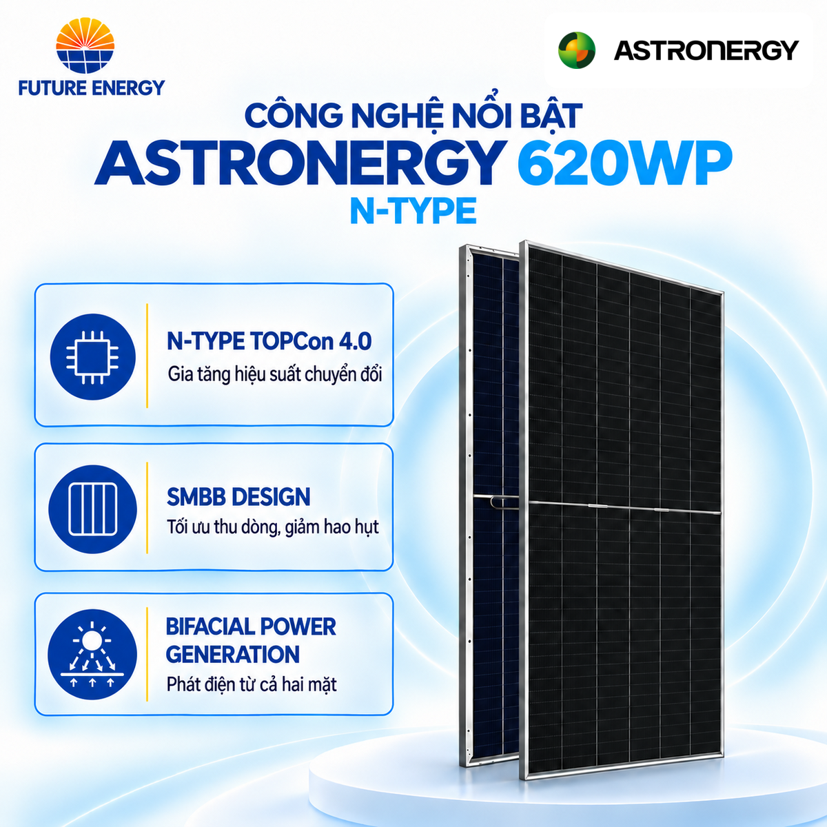 Pin Năng Lượng Mặt Trời Astronergy 620Wp N-Type 2 mặt kính - Ảnh 6