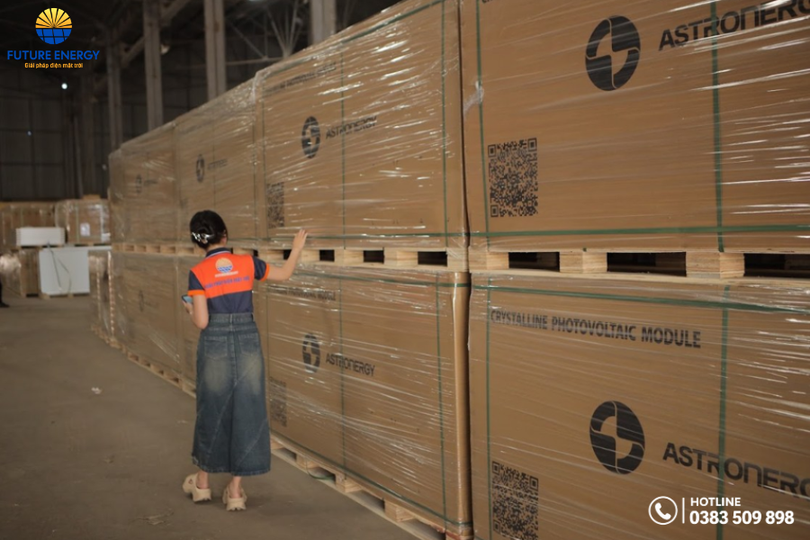 Hệ thống điện năng lượng mặt trời được lắp đặt thực tế