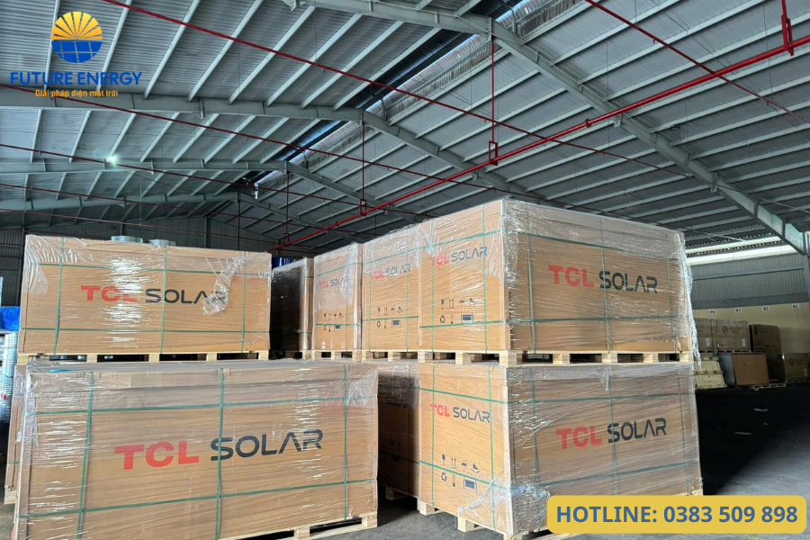 Không gian kho vật tư điện mặt trời Future Energy
