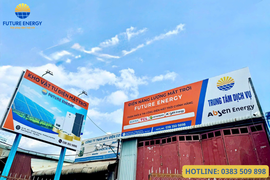 Hệ thống kho vật tư điện mặt trời Future Energy