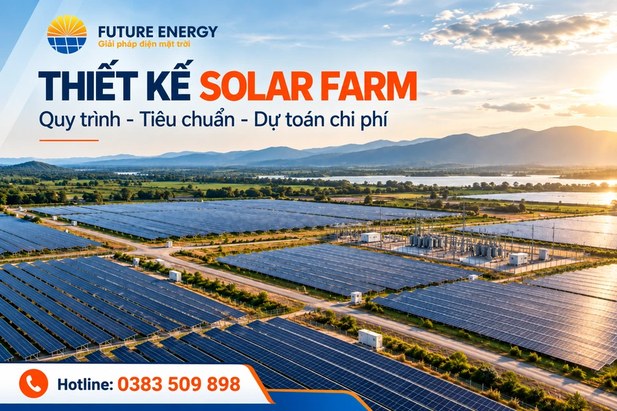 Thiết kế Solar Farm từ khảo sát, kỹ thuật đến dự toán chi phí