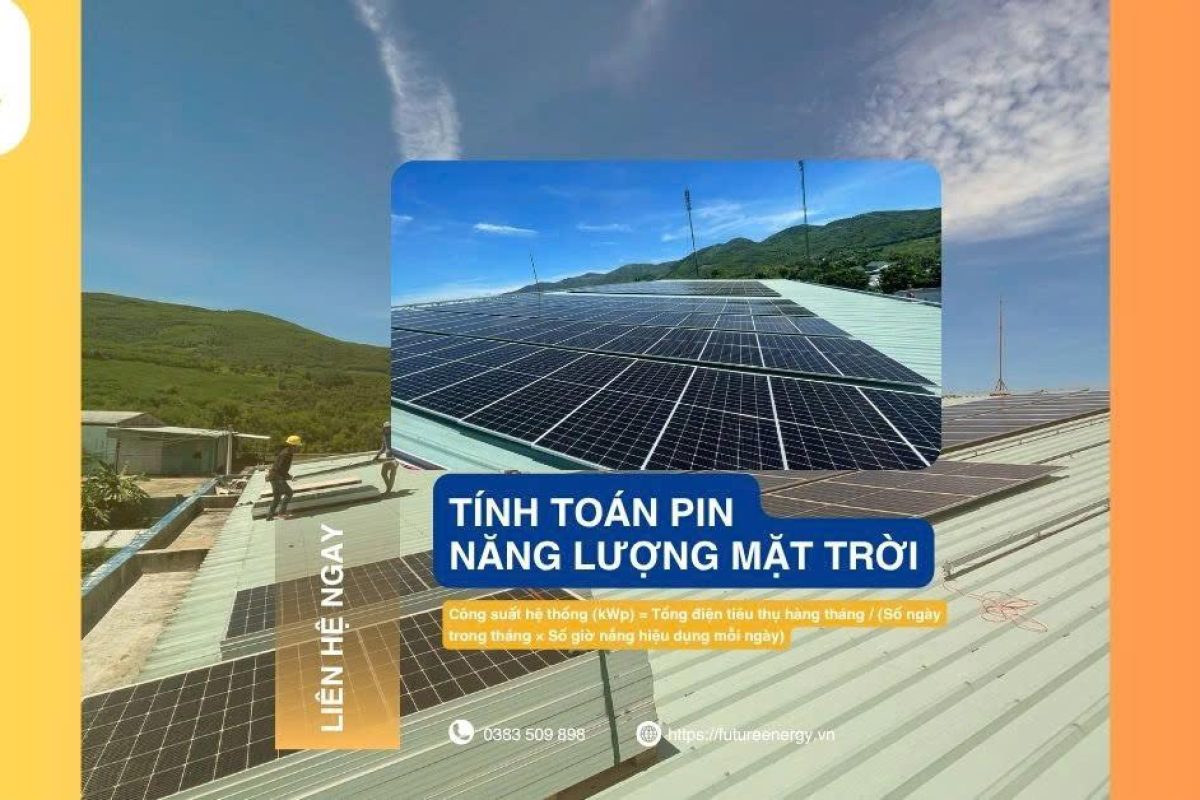 Tính Toán Pin Năng Lượng Mặt Trời Tính Toán Pin Năng Lượng Mặt Trời